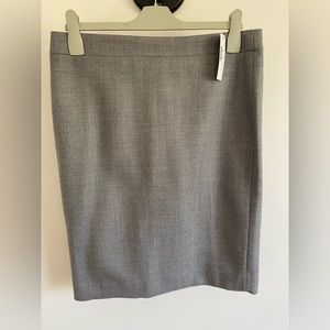 Brand New J Crew Pencil Skirt in Grey